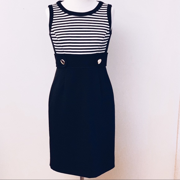 Tahari Dresses & Skirts - 👗Women’s Black/White Dress by A.S.L.Tahari Sz. 2P